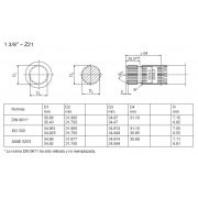 Transmisión Hom N6 Z21 1"3/8 Z6 1"3/8 -1100