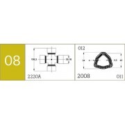 Transmisión Hom N8 Z21 1"3/8 D45-1100