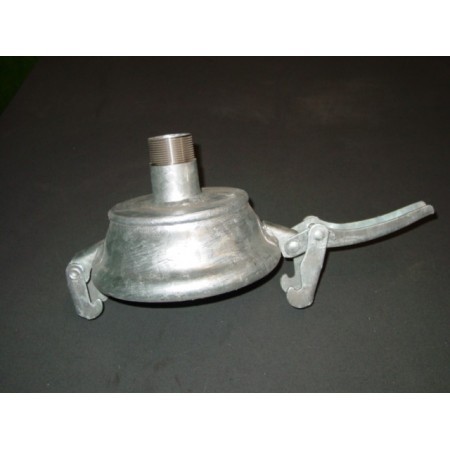 Enlace Hembra reducido 150 a rosca macho 1"1/2 con cierres galvanizado