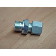 Macho 3/8 gas a Obalillo y tuerca para tubo de 10 Ø de Hierro