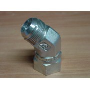 Codo 45º 1" 5/16 Macho Sae a Tuerca Loca de 1" 5/16 Sae